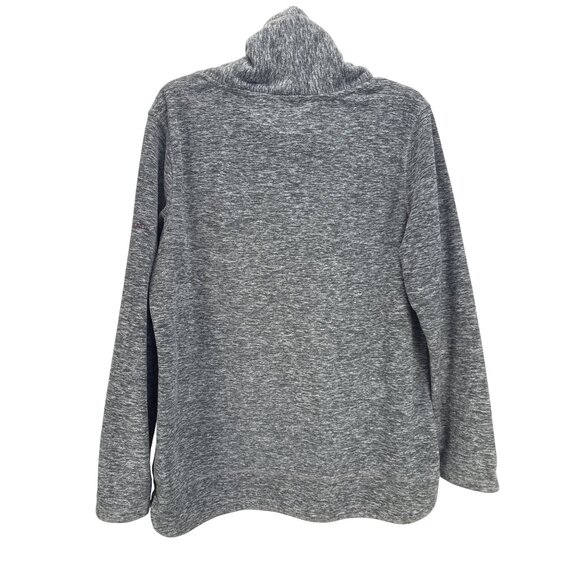 Ascend Gray Cowl Neck Pullover Sweater Fleece Large Women’s Top - Picture 6 of 7